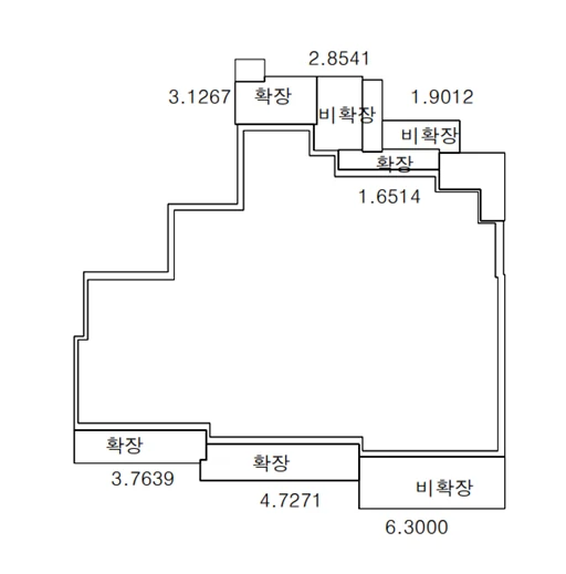 81B타입 대지지분 형상